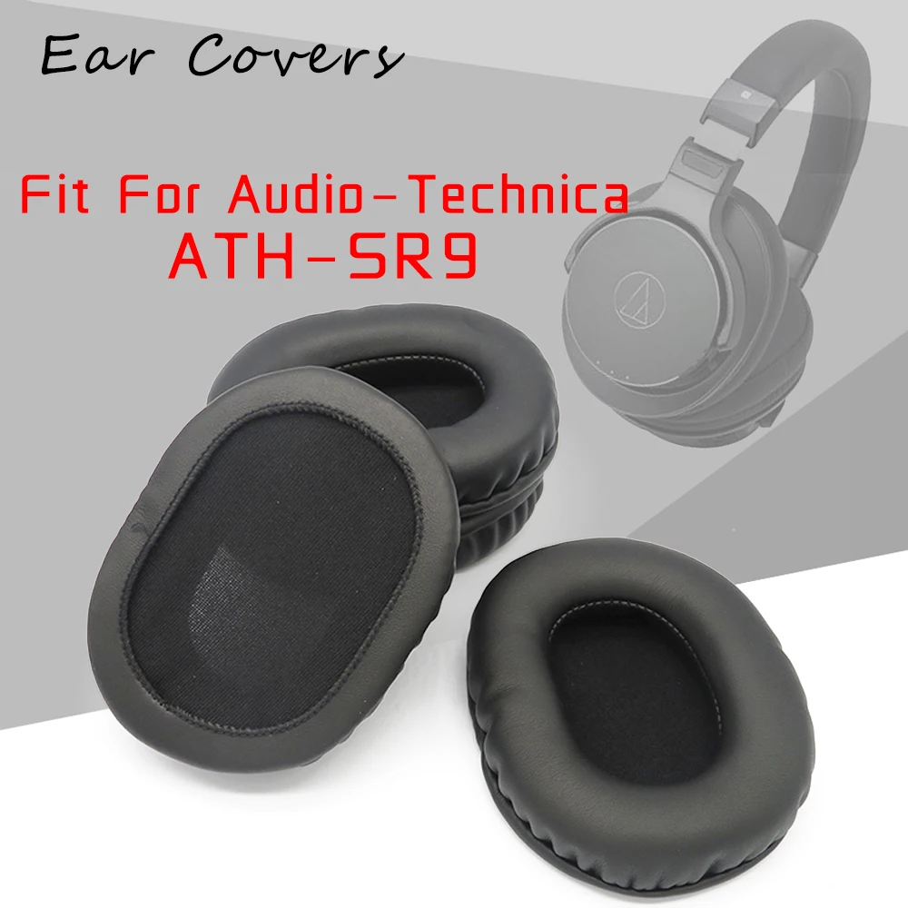 Earpads For Audio Technica ATH SR9 ATH-SR9 Headphone Earpads Replacement Headset Ear Pad PU Leather Sponge Foam