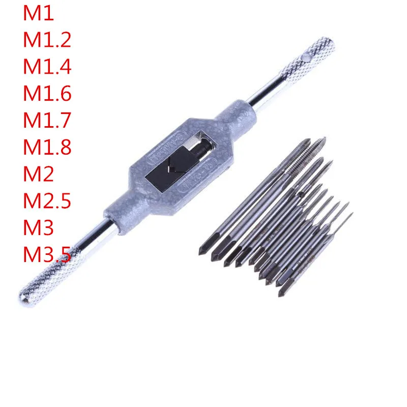 

M1~ M3.5 Watch Mini Tap Drill Bit Metric Thread Set Screw Tapping Wire Threading Tool