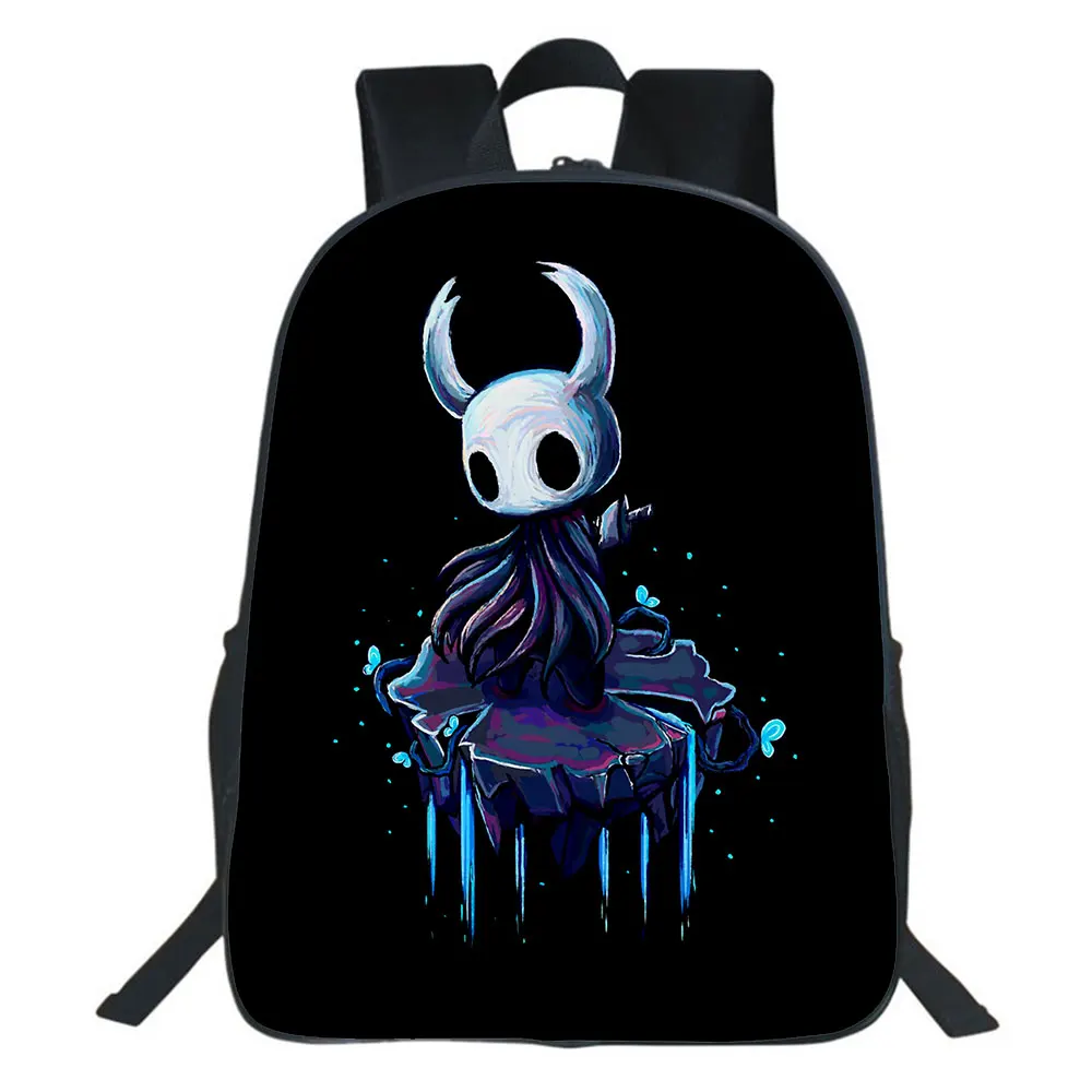 

Hollow Knight Backpack Game Bag Kindergarten Cartoon School Bag Teens Girl Storage Bag Travel Bags Mochila 16 Inches