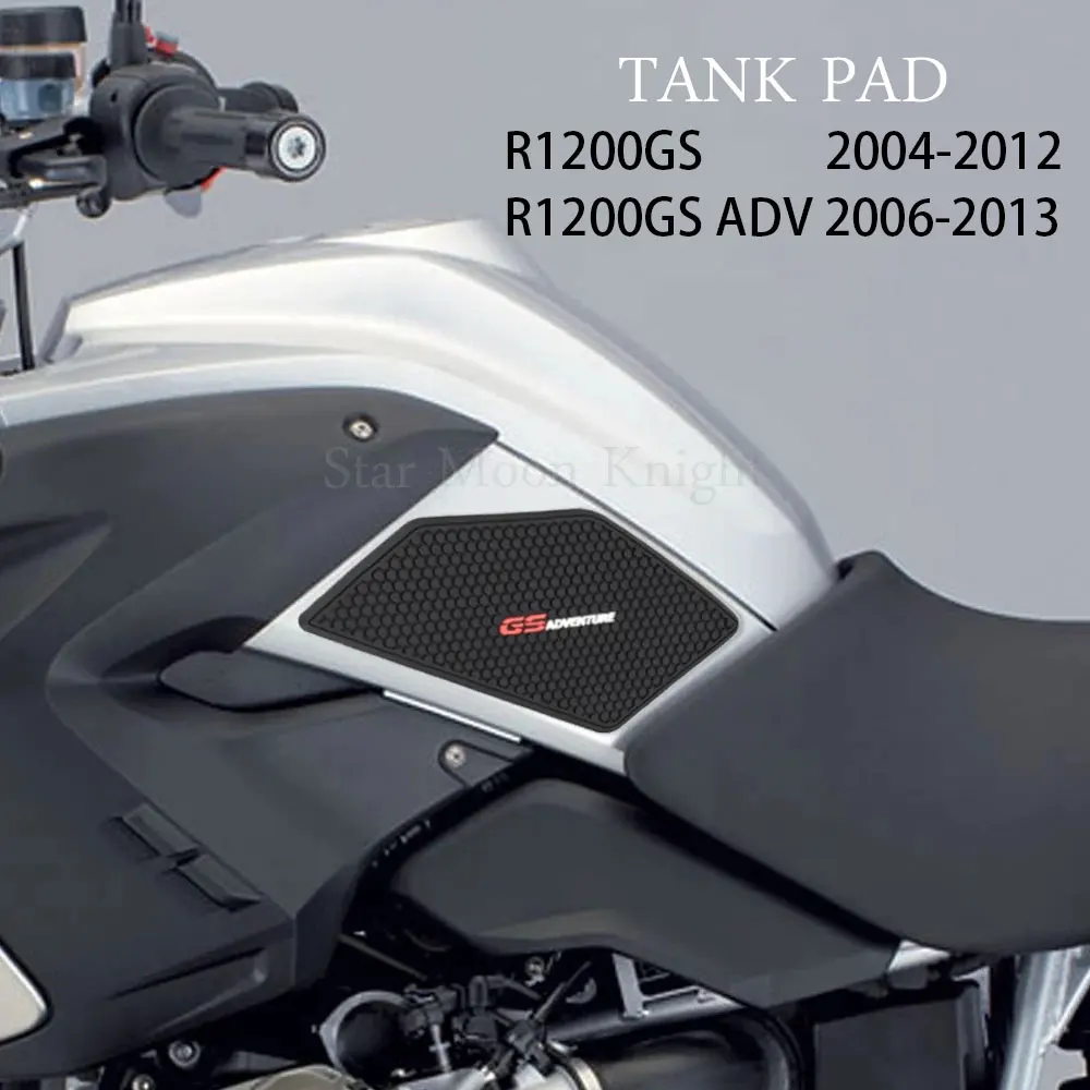 Side Fuel Tank Pad Stickers For BMW GS 1200 R1200GS R 1200 GS R1200 Adventure 2008 2010 Motorcycle Knee Grip Traction Tank Pad