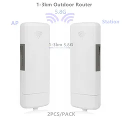Router AP para exteriores, enrutador WIFI de 1-3km, repetidor CPE de largo alcance, 300 mbps5.8g, puente AP, repetidor de cliente, 9344, 9331