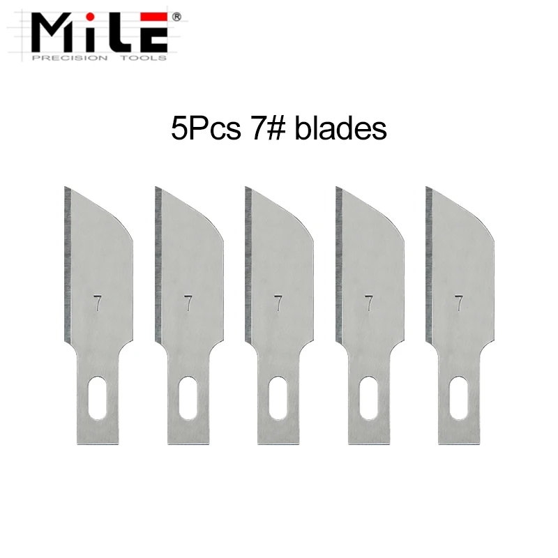 5pcs 3# 1# 50# 7# Wood Carving Blades Tools for Engraving Craft Sculpture Knife Scalpel Cutting Tool for Phone PCB Repair Tools