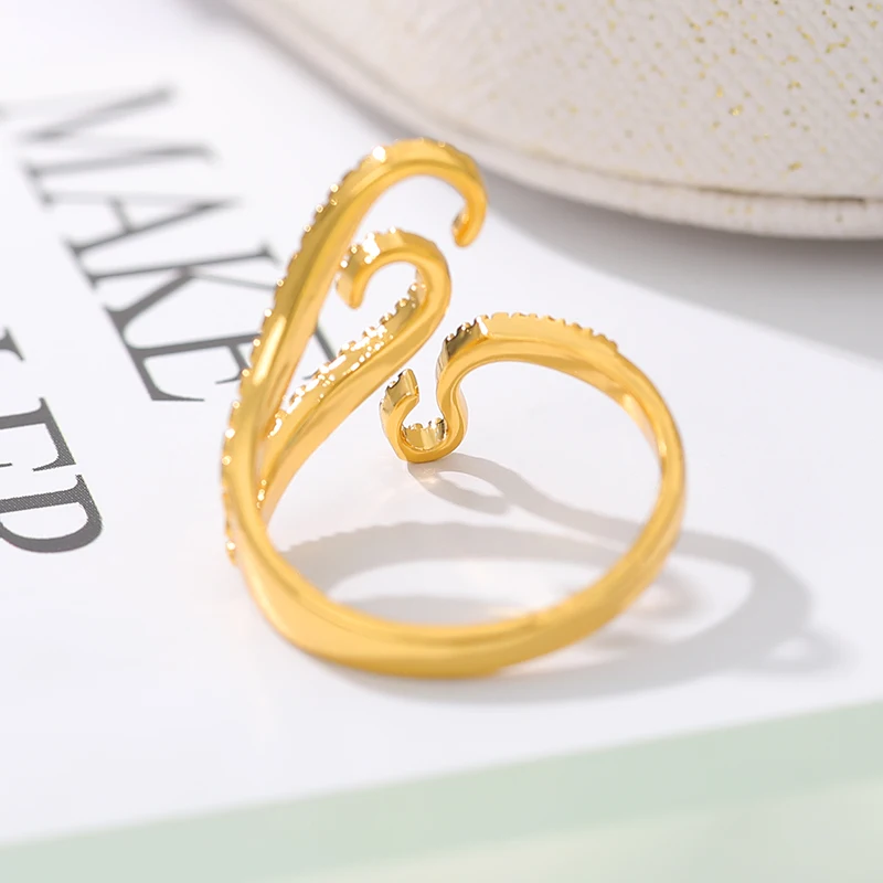 Adjustable Gothic Rings For Women Men Gold Color Sea Squid Octopus Ring Fashion Jewelry Vintage Rock Opened Size Anillos