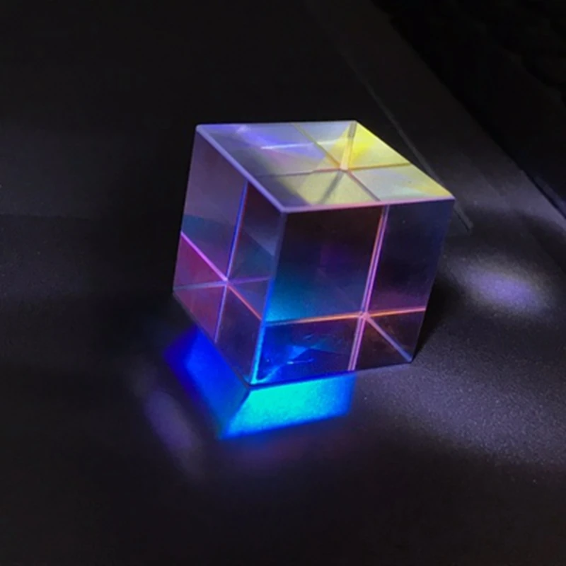 18*18*18mm Optical Science Popularization for Cube  Experiment Projector with Color Combination Prism