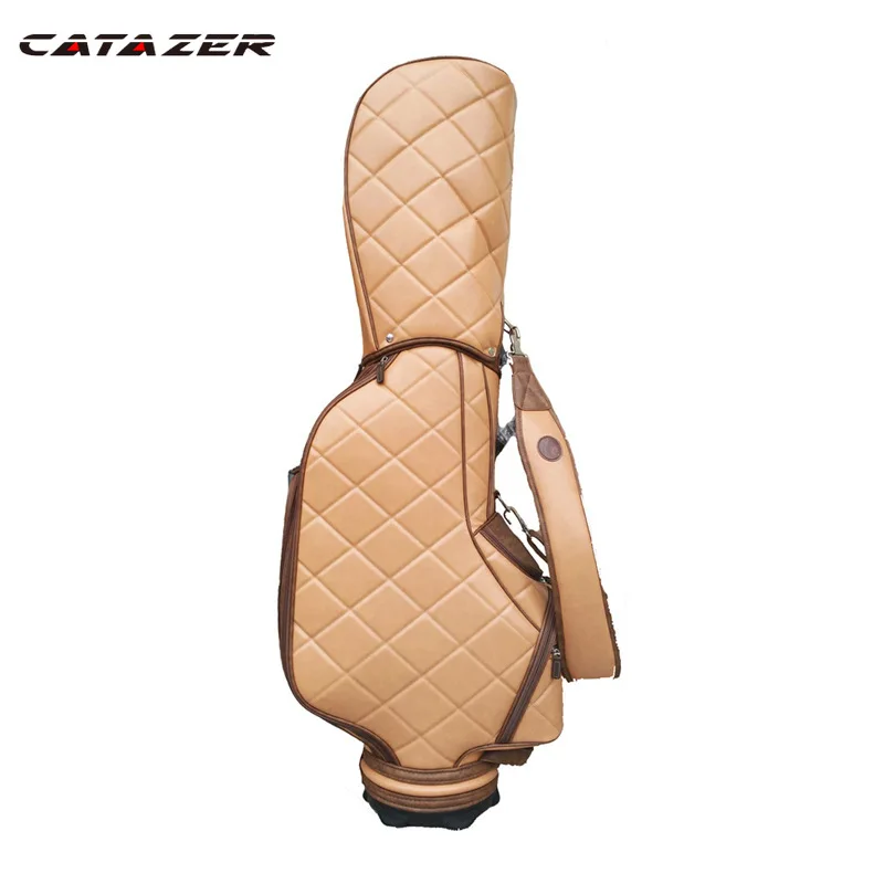 New Hot-selling Golf Bag Leather Golf Bag Standard Cue Bag Waterproof, Lightweight and Durable