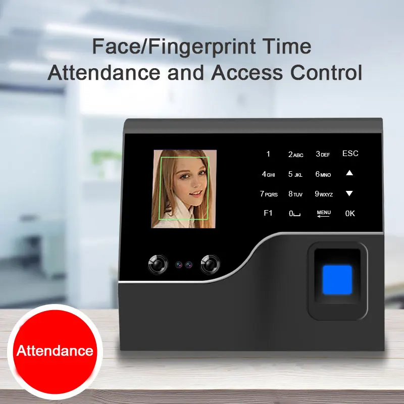 Dynamic Face Recognition Attendance System, Employee Work Attendance Fingerprint Access Control Attendance Machine