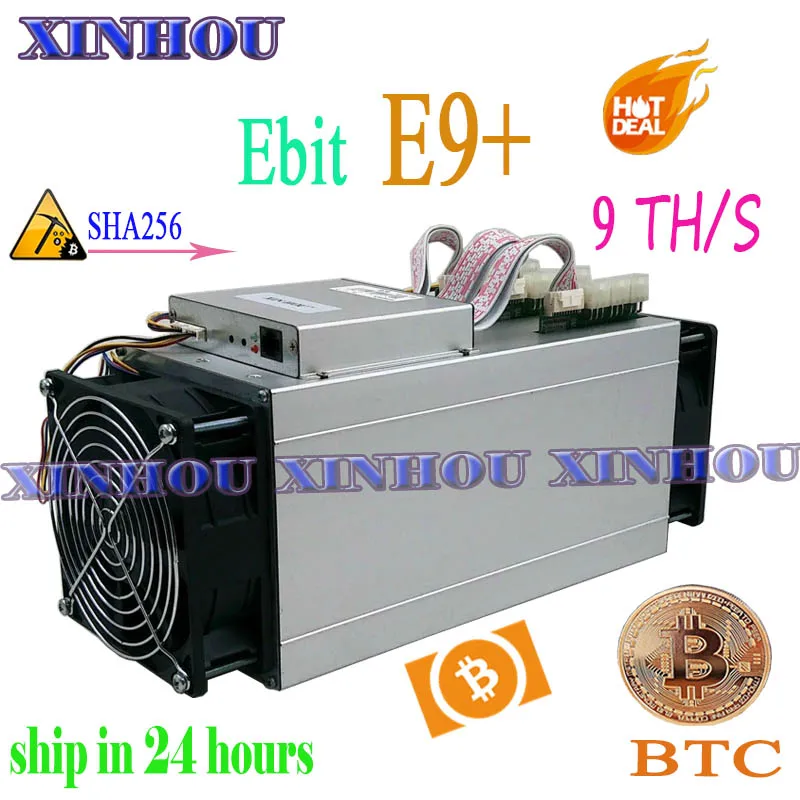 

Used BTC BCH miner Ebit E9 Plus 9TH/s SHA256 Asic miner Economic Than Antminer S9 S17 S15 S11 T15 Z11 Z9 B7 whatsminer M3 M10 T3