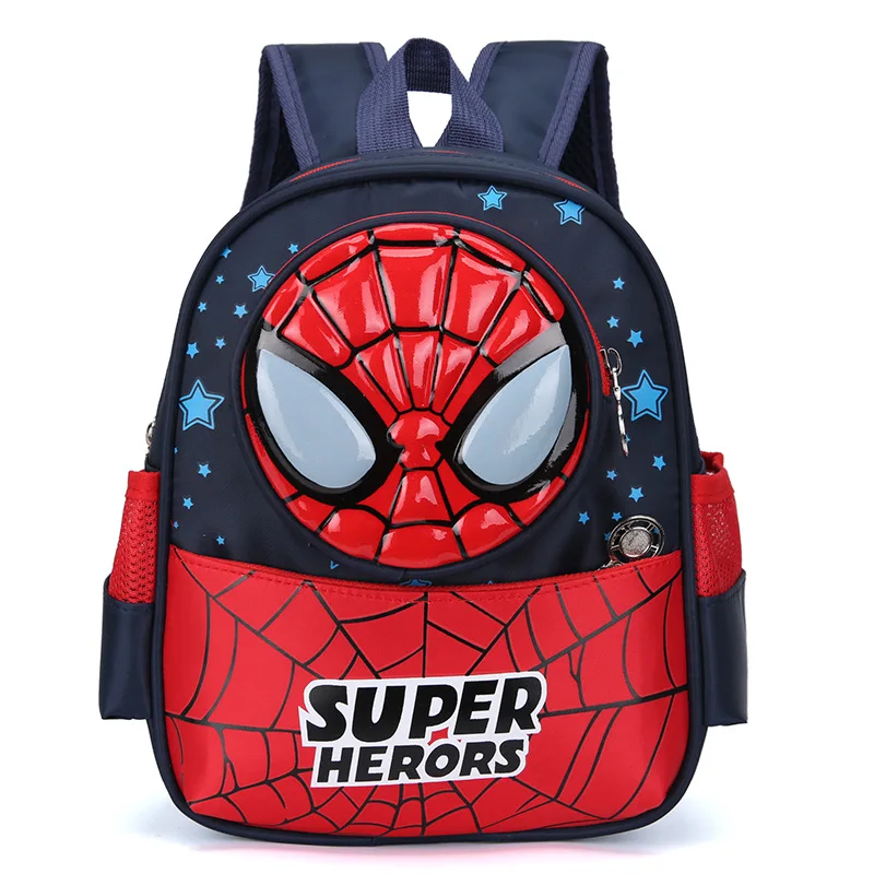 

Marvel Cartoon Captain America Boys Cute Backpack Bags For Kids Spiderman Avengers Fashion Handbags Kindergarten Super Hero Bag