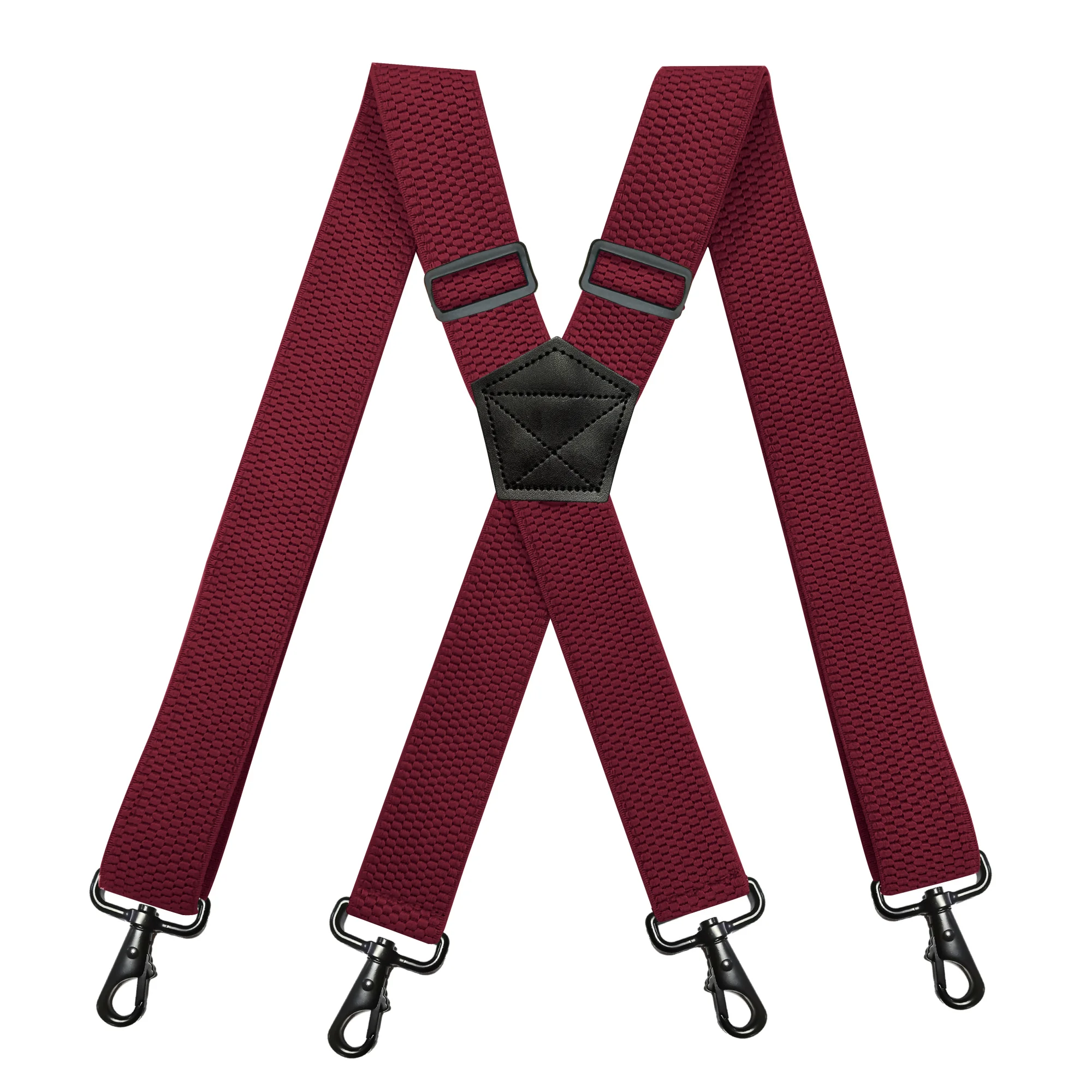 Newline Style Classic Fashion Men's 4 Hooks Clips Working Suspenders Unisex Underpants Braces Suspenders 3.8CM Size