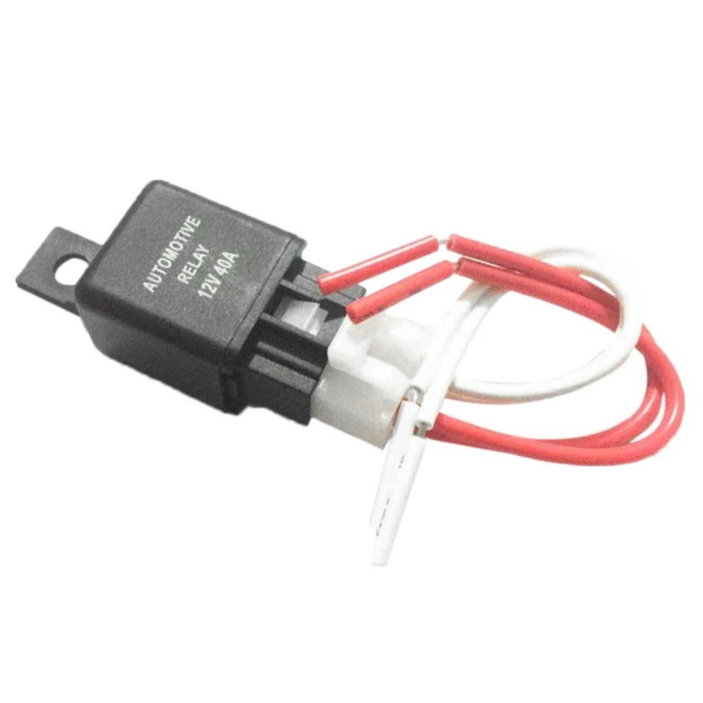 12V DC 40A 40Amp 4-Pin Automotive Car Changeover Relay with Wires Harness