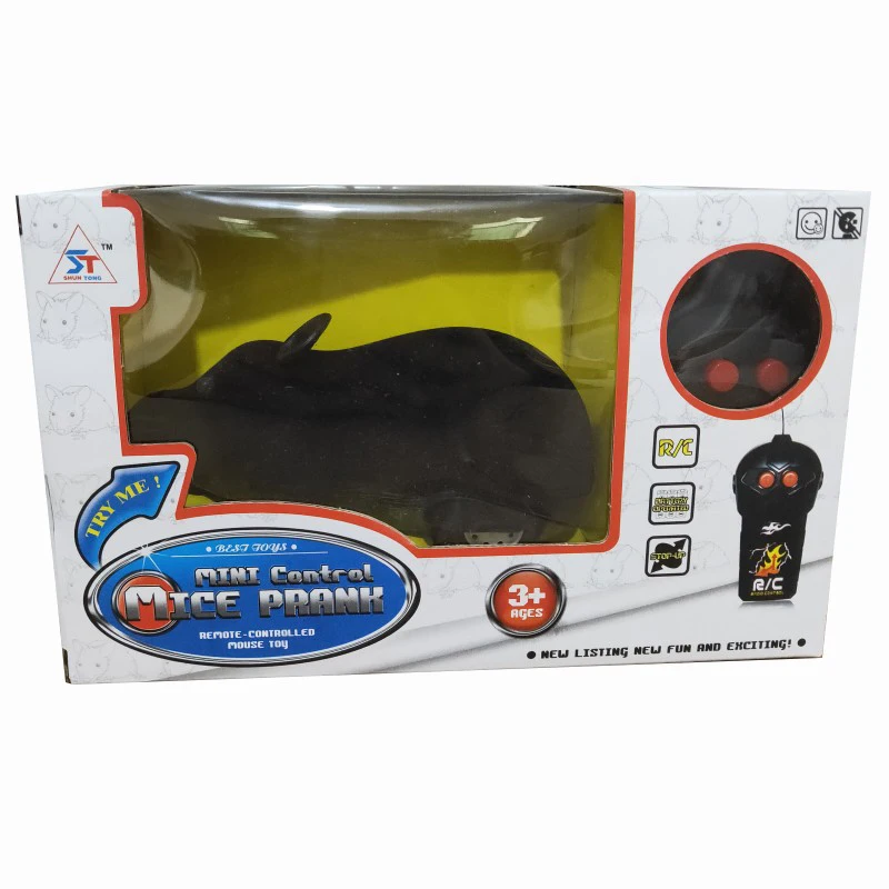 Jouets amusants pour animaux de compagnie RC, télécommande électronique sans fil, souris et rat, cadeau pour chats, jouets délicats pour le poisson d'avril