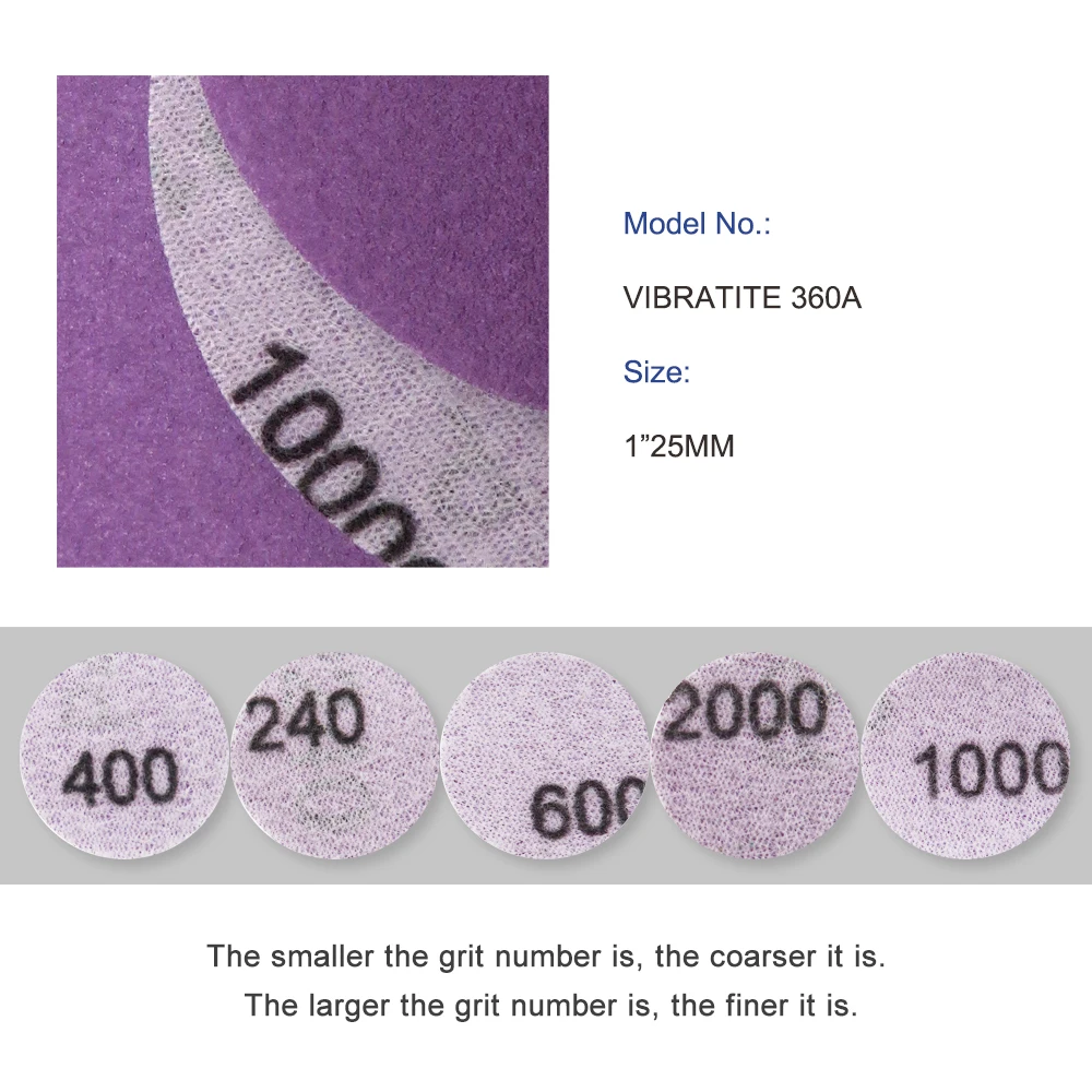 1 Polegada/25mm discos de lixamento molhado seco 60-10000 grão lixa gancho loop óxido de alumínio para broca moedor ferramentas rotativas