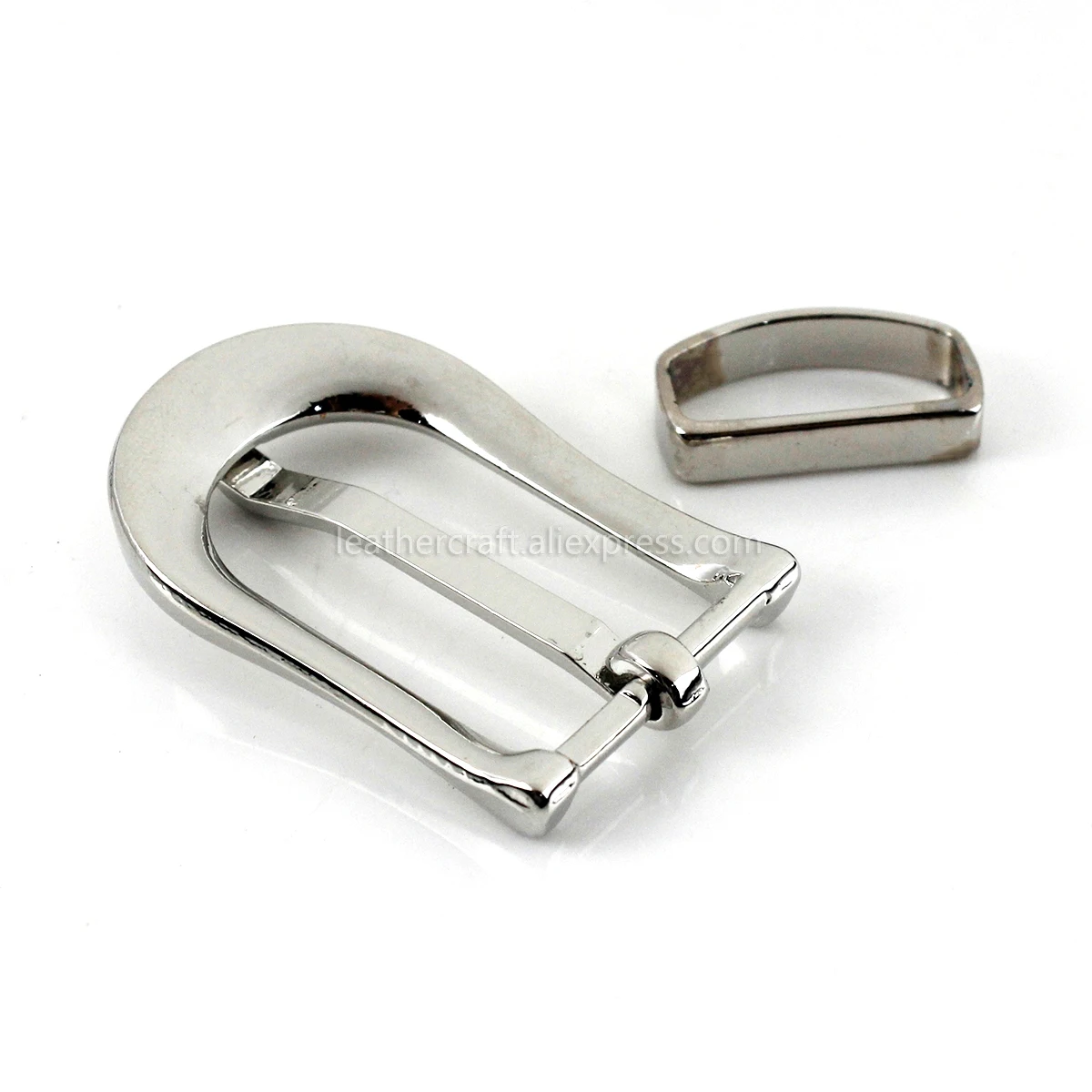 1pcs 20mm Metal Tri Glide Belt Buckle Middle Center Bar Men\'s Single Pin Buckle Leather Belt Bridle Halter Harness Adjustment