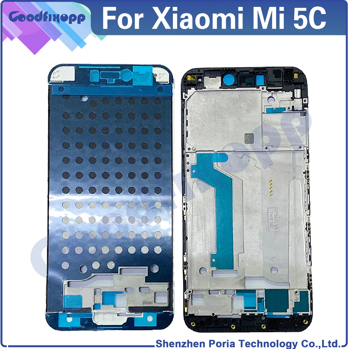 AAA Frame For Xiaomi Mi 5C Media Case Front Frame Screen Frame Middle Bezel Frame For Xiaomi Mi5C Frame