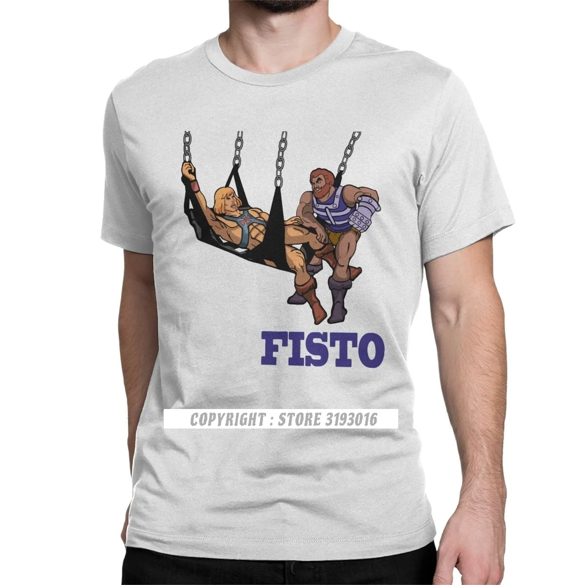 Fisto He-Man  Of The Universe T Shirts Men\'s Cotton Vintage T Shirt Skeletor 80s She-Ra Beast Tee Shirt Camisa Top