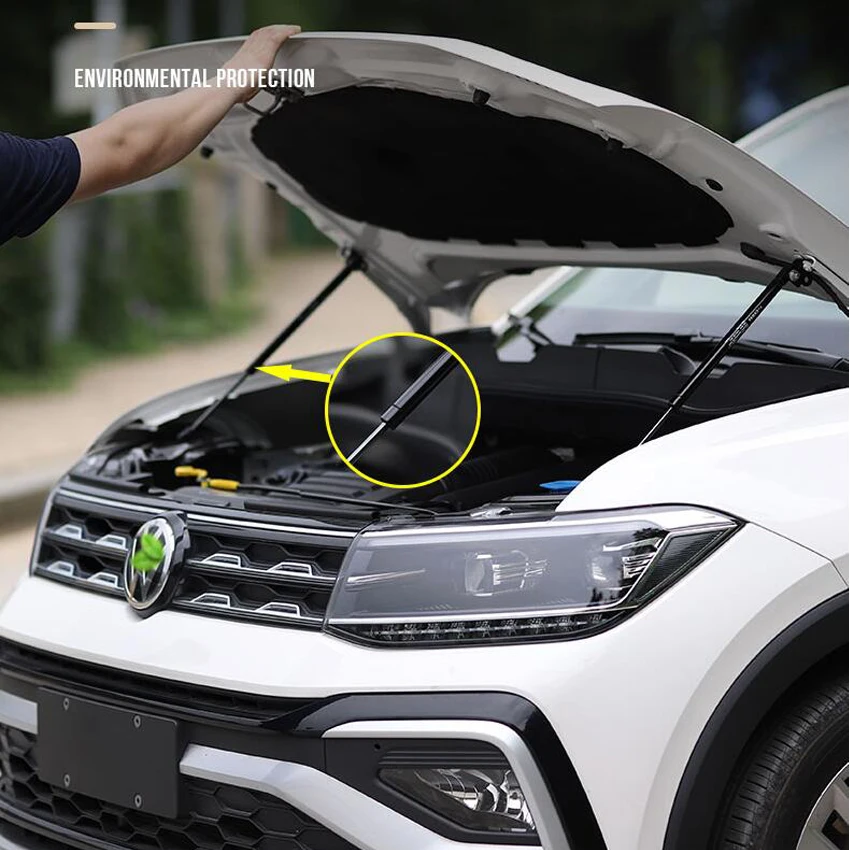 

For Volkswagen VW T-cross Tcross 2019 Car Bonnet Hood Engine Cover Lifting Support Hydraulic Rod Strut Bars No Drilling/Welding