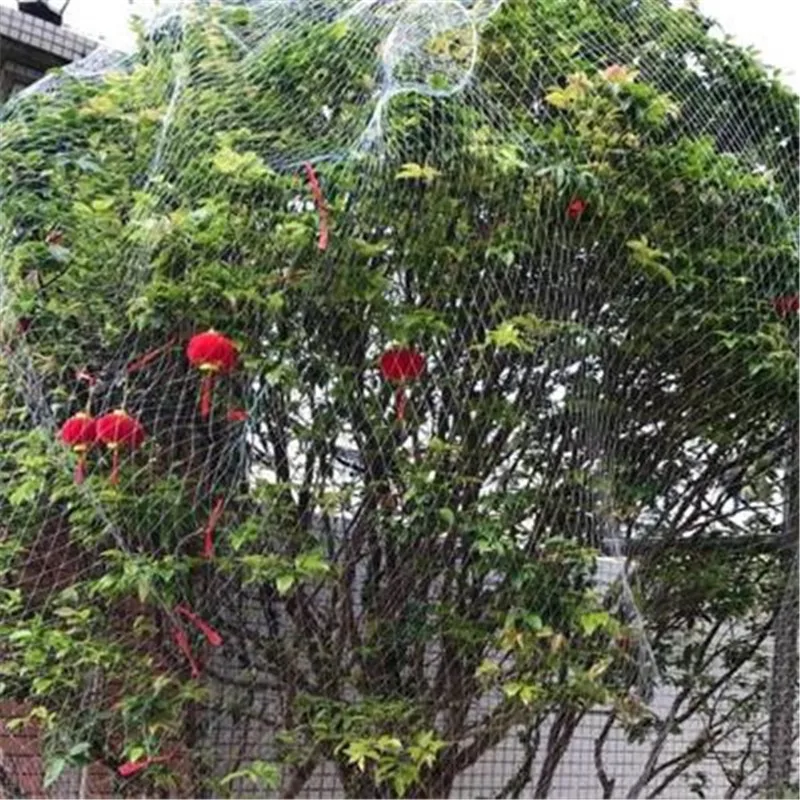 Red transparente para aves de huerto, valla agrícola para jardinería, estanque de peces, red de protección antidefoliación para jardín, 5m,10m,20m