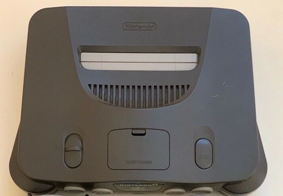 Retro Nintendo N64 Black Console 64 System Replacement Console Good Tested Arcade Video Game Only Console
