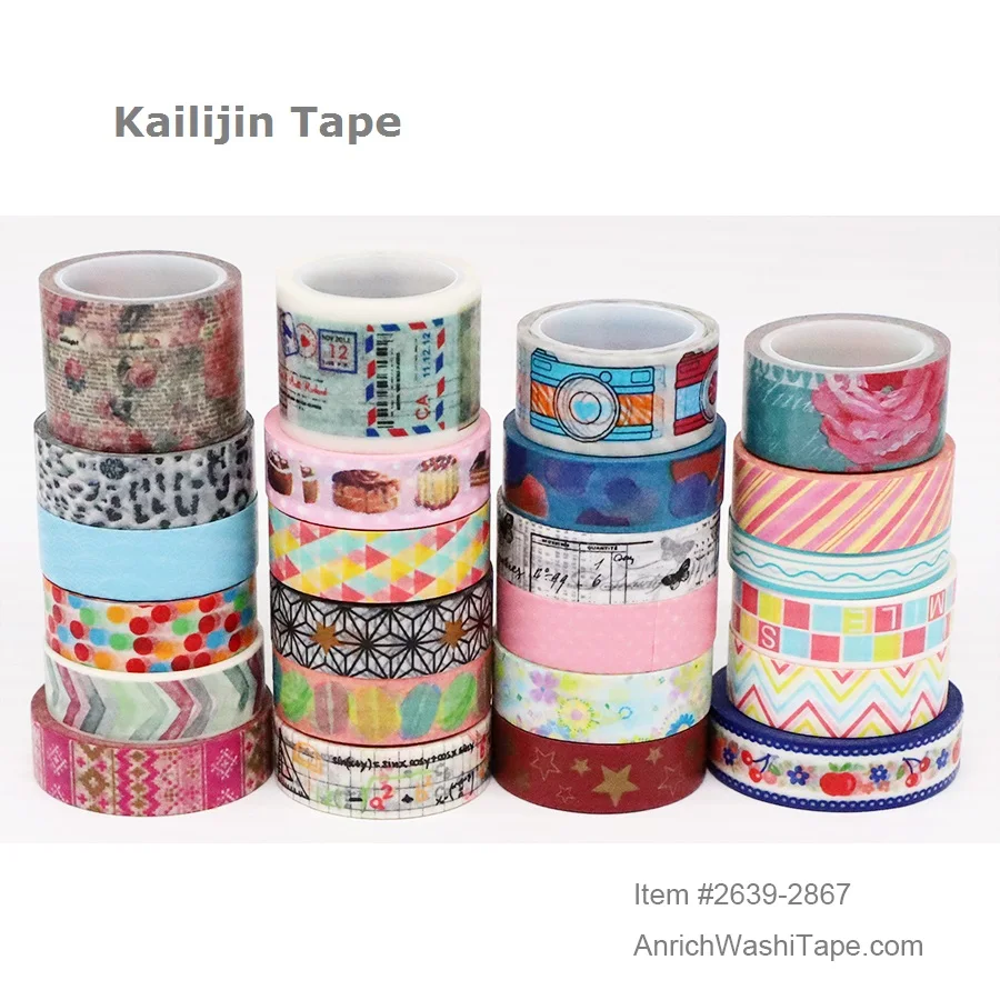 Simple Pattern Washi Tape DIY Paper Tape Card Decoration Masking Tape Holiday Washi