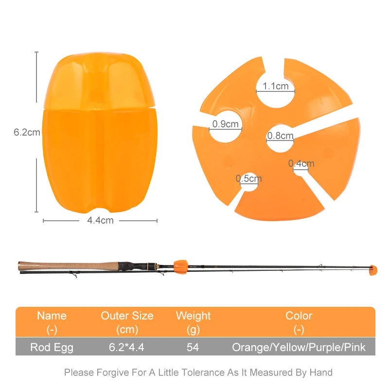 Kingdom ROD-EGG Fishing Rods Protection Tackle Suit For Different Size rod Tip And Body Multiple Function Fishing Tool Equipment