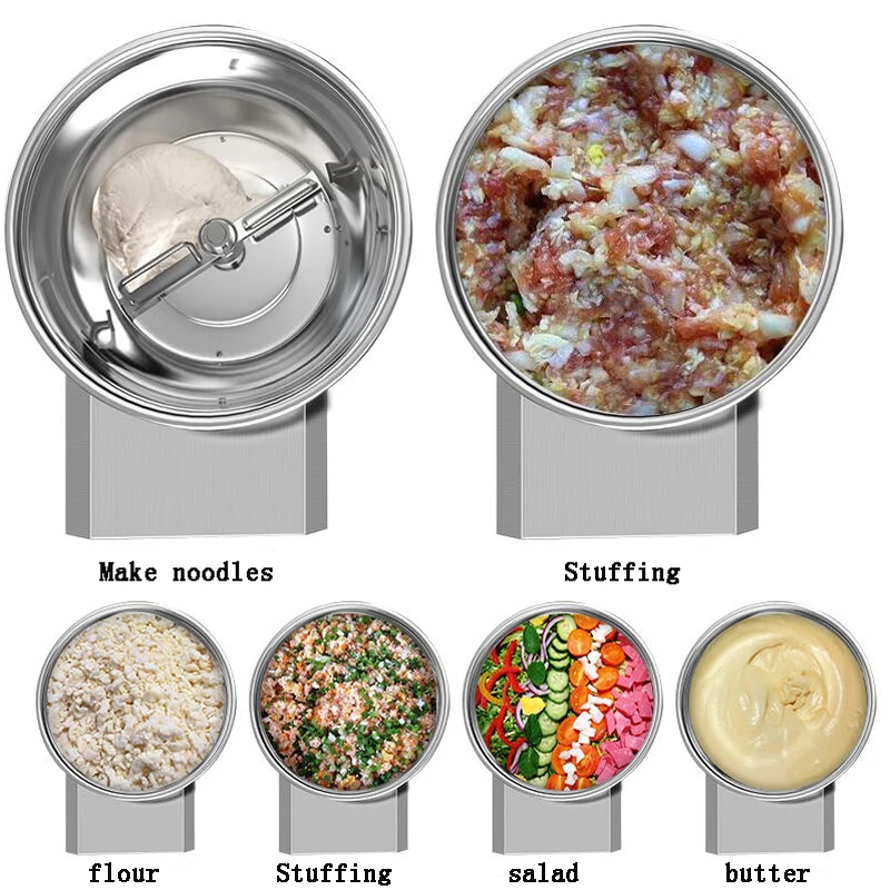 1100/1500 واط الكهربائية خلاط طعام خلاط المطبخ سطح المكتب حشو العجين العجن خلاط خلاط