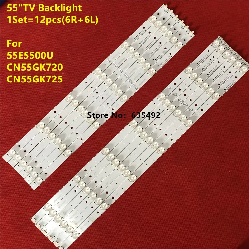 LED 백라이트 스트립, CRH-K553535T0613L4CF-Rev1.1 CRH-K553535T0613R4CF-Rev1.1 55S670 55U2000 55E5500U 55CE1168SR3 PLED5529A-C