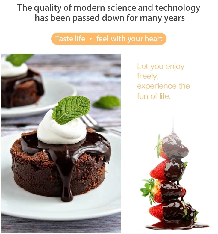 상업 전기 초콜릿 녹는 기계 소스 온난화 기계 4 탱크와 초콜릿 Melter 레스토랑 음식 따뜻하게 CE