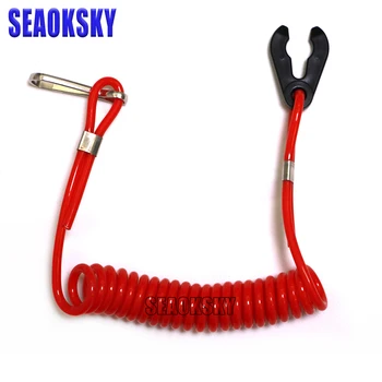 1pcボート船外機モーターストラップ停止スイッチ安全テザーヤマハボートエンジン