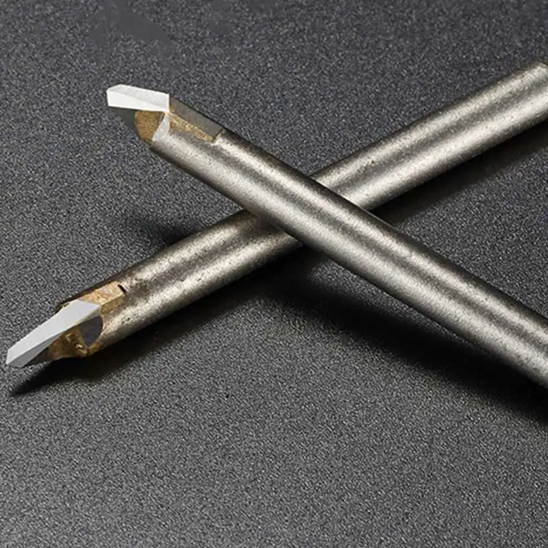UCHEER 1pc 6/8mm gambo in lega di metallo duro punte per incisione su pietra taglierina per incisione CNC frese in lega utensili per intaglio della pietra