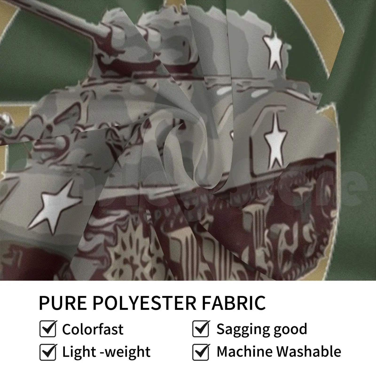 M4 Sherman Ww2 American Medium Tank Customized Tapestry M4 Sherman Medium Tank Fighting Vehicle World