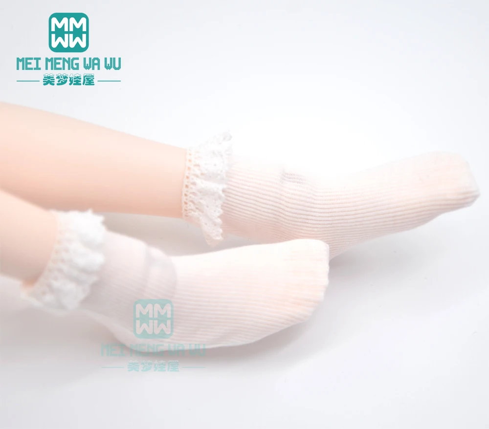 BJD accessories for 1/3 1/4 1/6 BJD SD DD doll fashion peach heart stockings, lace stockings, lace socks