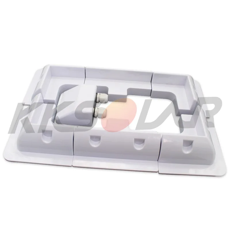 Imagem -06 - Suporte de Montagem do Suporte do Painel Solar Abs Garagens de Veículo Branco para Kits de Caravana Solar rv Motorhomes Pcs