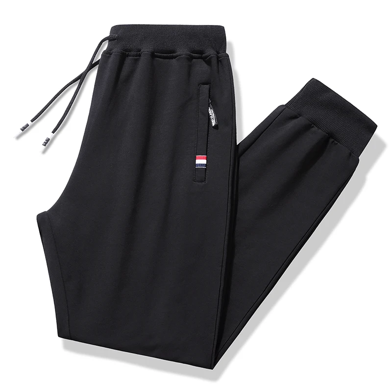 

Men's Casual Pants Sweatpants Men Cotton Spring Autumn Jogger Pants Zipper Pockets Elastic Waist Trousers High Quality Homme 17
