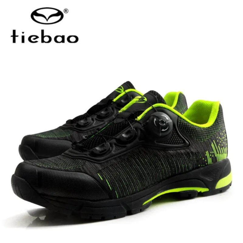 Tiebao obuwie rowerowe Self-lock MTB oddychająca siatka górne buty rowerowe wypoczynek na świeżym powietrzu buty rowerowe mężczyźni Sneakers