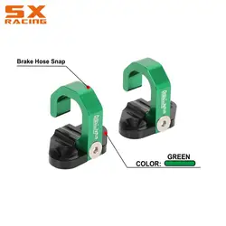 Rear Brake Hose Cable Clamp Holder Guide For Kawasaki KX 80 85 100 125 250 500 KLX 250 250S 250SF 250R 230R 300R 650R KDX 250