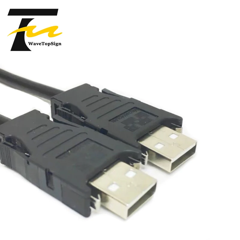 كابل اتصالات محرك سيرفو WaveTopSign JEPMC-W6002-05-E 3M 5M 10M CN6A CN6B المكونات لـ Yaskawa Mechatrolink-III