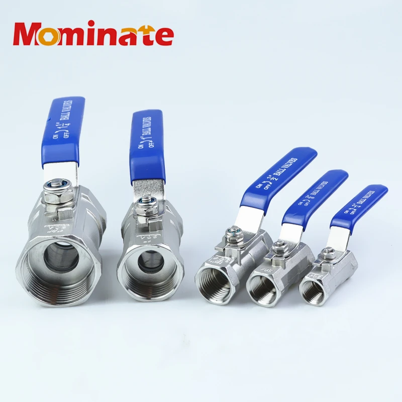 1pc DN8 DN10 DN15 DN25 Ball Valve Female Threaded Stainless Steel BallValve SS304 BSP 1/4