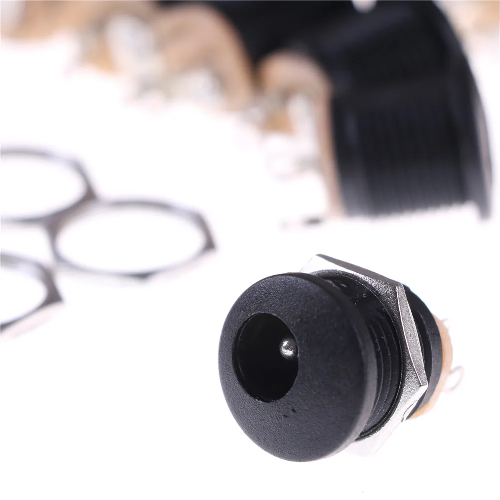 10Pc 5.5 Mm X 2.5Mm Đồng Nữ Bảng Điều Khiển Gắn Kết Nối DC Jack Cắm Ổ Cắm