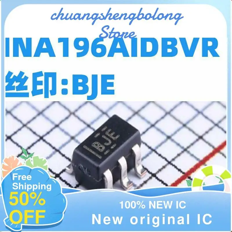 

5PCS INA196AIDBVR INA196 BJE SOT23-5 New original IC