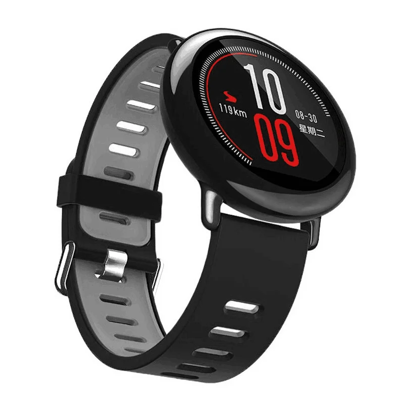 2021 New Silicone Strap For Xiaomi Huami Amazfit Stratos 3 2 2S Smart Watch Band Replaceable Bracelet Accessory For Amazfit Pace