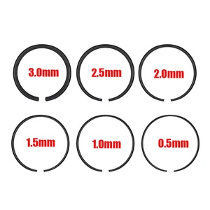 Jagdjagdring -Adapter, ABS -Einsatz -Gewehrhalterung für Bezügung NV007 NV007V Teleskop -Nockenkit, HT66 0,5 mm 1,0 mm 1,5 mm 2,0 mm 2,5 mm 3,0 mm 2,0 mm 1,0 mm 10 Hauptschweinjagd -Jagdverkäufe - №6