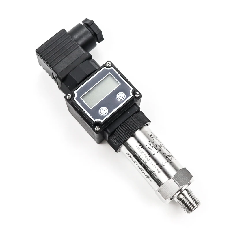 

digital display pressure transmitter CE certificated piezoresistive air absolute customized IP65 pressure transmitter for oil
