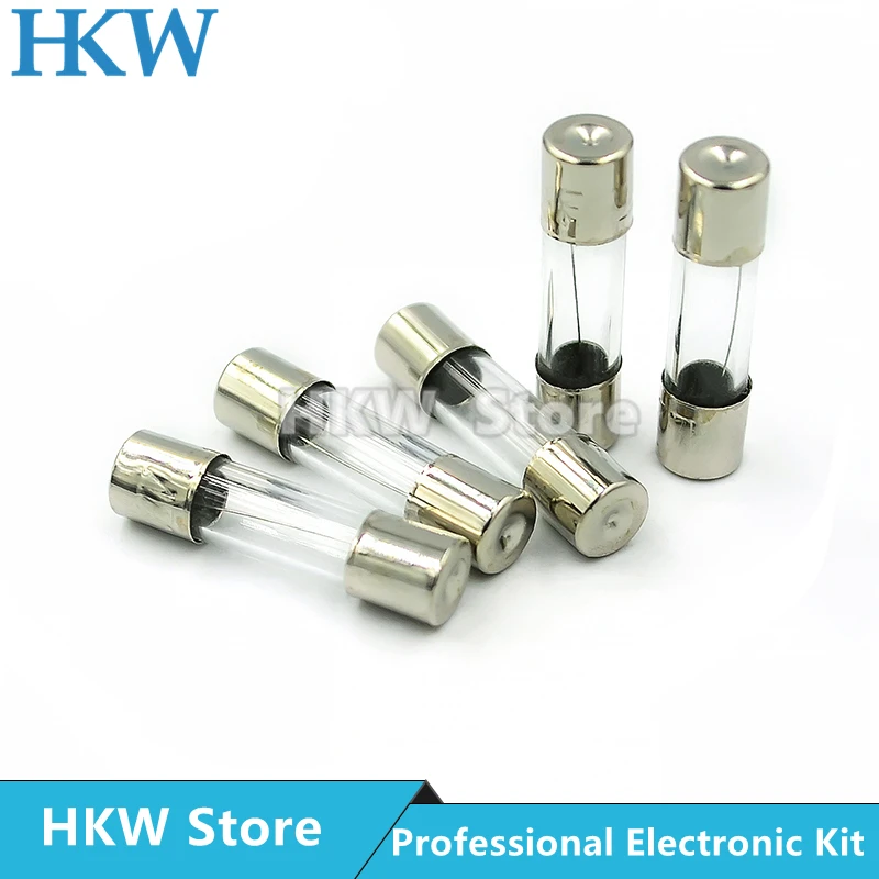 150pcs Set 5x20mm 15 Values 0.2A 0.5A 1A 2A 5A 20A 25A 30A Quick Blow Glass Tube Fuse Assorted Kit Fuses 5*20mm Fusible Fusibles