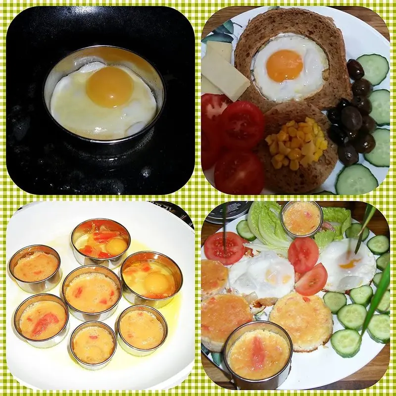 5 قطعة/المجموعة الفولاذ المقاوم للصدأ دائرة مستديرة على شكل قاطعة البسكوت البسكويت قوالب الفضة كعكة المعجنات العفن المنزل المطبخ أداة قطع العجين #5