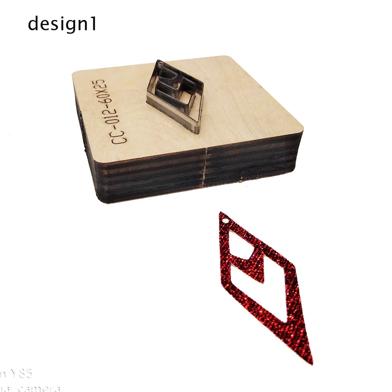 DIY leather craft girl ear ring die cutting knife mould template pattern multi design