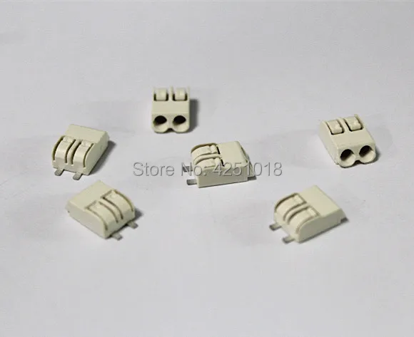 50PCS/lot  SMD2060  1 2 3 LED PCB Interconnect Terminal Block Push-in Button Spacing In Tape-And-Reel Packaging Light Connector