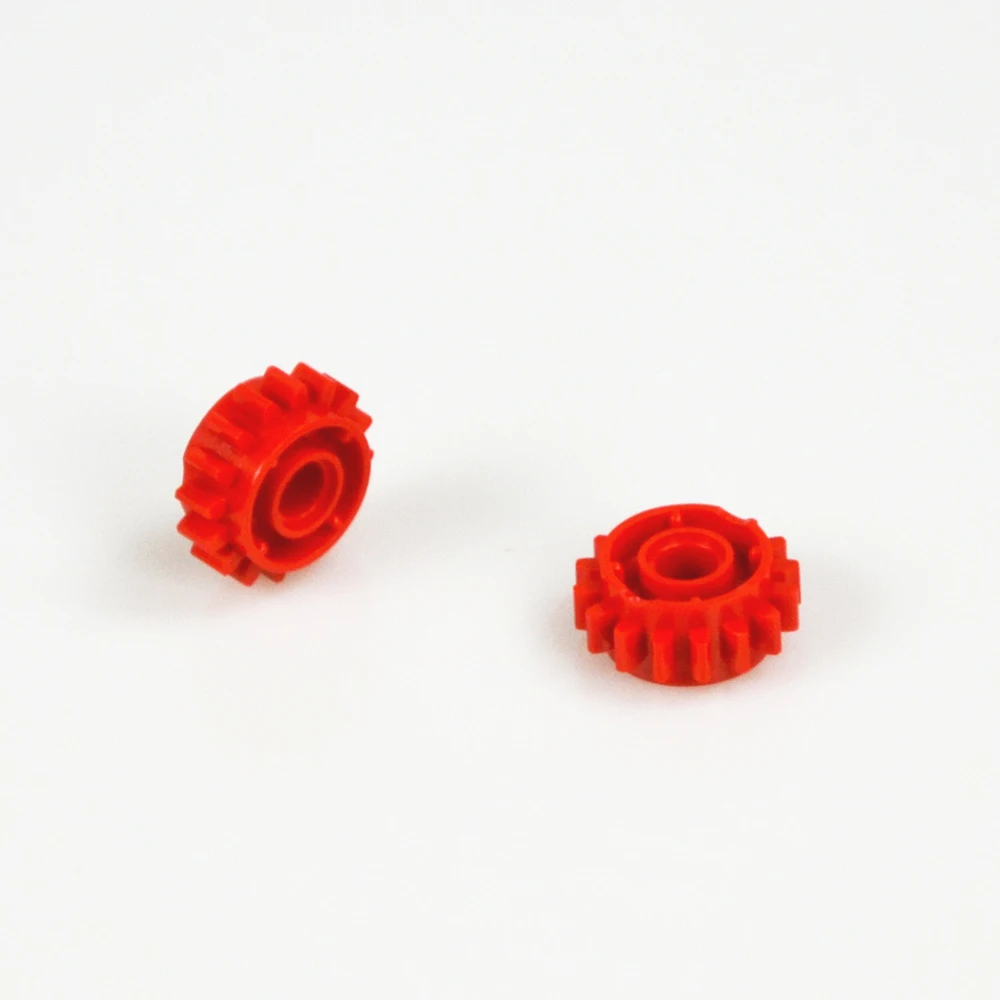 MOC Building Blocks Technical Parts 30pcs GEAR WHEEL 16T with Clutch on Both Sides compatible with Lego 18946 for Kids Toy