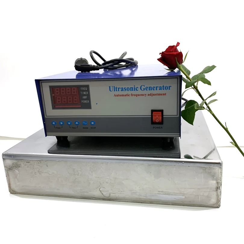 1000W Immersible Ultrasonic Transducer with Generator For Industrial Engine Oil Rust Degreasing