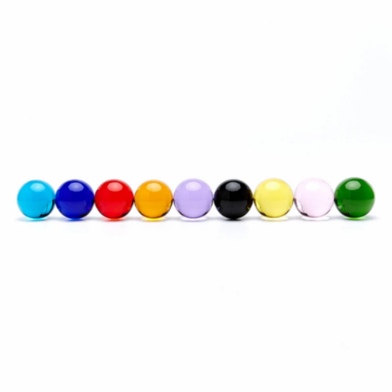 30mm/40mm 1 Piece All Colors Glass Crystal Smooth Ball Paperweight Ball With Safe Package For Home Office Decoration