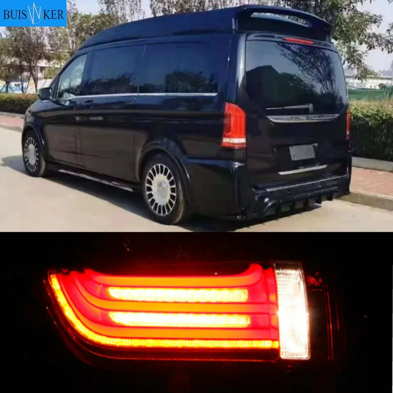 

New LED Taillights Assembly For Benz Metris V260 2016-2019 LED Rear Lamp Brake Reverse Light Rear Back Up Lamp DRL Car Taillight